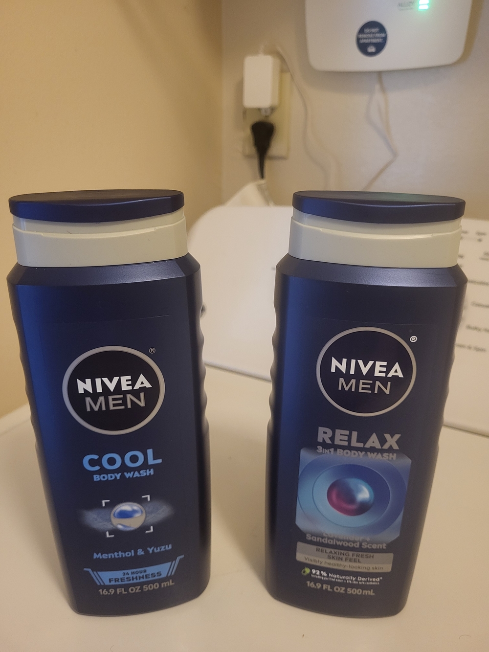 NIVEA Men Cool Body Wash — Blue